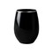 Smarty Had A Party 12 oz. Black with Silver Elegant Stemless Plastic Wine Glasses (64 Glasses), 64PK 3712-BK-S-CASE - alternate 1